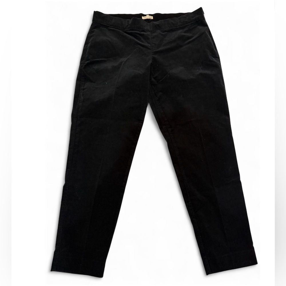 Eileen Fisher Women’s Velour Black Pants Large